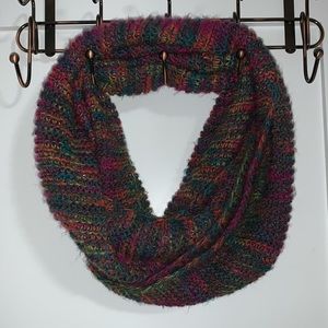 Nordstrom BP multi-colored knit infinity scarf
